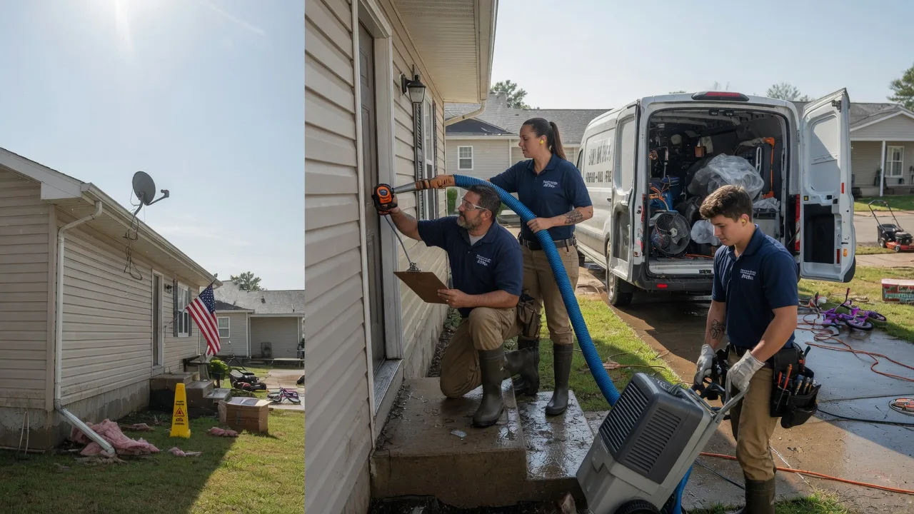 Ceiling Water Damage Restoration in Harrisburg, AR near me